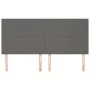 Headboards 4 units of gray synthetic leather 80x5x78/88 cm by vidaXL, Headboards and footboards - Ref: Foro24-3116152, Price:...