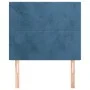 Headboards 2 units of dark blue velvet 100x5x78/88 cm by vidaXL, Headboards and footboards - Ref: Foro24-3116098, Price: 63,7...