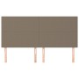 Kopfteile 4 Einheiten aus taupegrauem Stoff 100x5x78/88 cm von vidaXL, Kopf- und Fußteile - Ref: Foro24-3116078, Preis: 138,7...