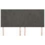 Headboards 4 units of dark gray velvet 90x5x78/88 cm by vidaXL, Headboards and footboards - Ref: Foro24-3116113, Price: 104,1...