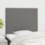 Kopfteile 2 Einheiten aus dunkelgrauem Stoff 100x5x78/88 cm von vidaXL, Kopf- und Fußteile - Ref: Foro24-3116043, Preis: 68,8...