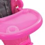 Rosa und grauer Babyhochstuhl von vidaXL, Stühle und Hochstühle für Kinder - Ref: Foro24-10186, Preis: 103,37 €, Rabatt: %