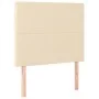 Cabeceros 2 unidades de tela color crema 100x5x78/88 cm de vidaXL, Cabeceros y pies de cama - Ref: Foro24-3116047, Precio: 73...
