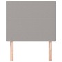Cabeceros 2 unidades de tela gris claro 100x5x78/88 cm de vidaXL, Cabeceros y pies de cama - Ref: Foro24-3116042, Precio: 59,...