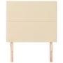 Cabeceros 2 unidades de tela color crema 100x5x78/88 cm de vidaXL, Cabeceros y pies de cama - Ref: Foro24-3116047, Precio: 73...