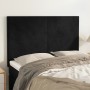 Kopfteile 4 Einheiten aus schwarzem Samt 72x5x78/88 cm von vidaXL, Kopf- und Fußteile - Ref: Foro24-3116102, Preis: 108,55 €,...
