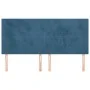 Headboards 4 units of dark blue velvet 100x5x78/88 cm by vidaXL, Headboards and footboards - Ref: Foro24-3116122, Price: 120,...