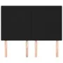 Headboards 4 units black fabric 72x5x78/88 cm by vidaXL, Headboards and footboards - Ref: Foro24-3116052, Price: 97,57 €, Dis...