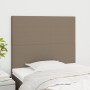 Kopfteile 2 Einheiten aus taupegrauem Stoff 100x5x78/88 cm von vidaXL, Kopf- und Fußteile - Ref: Foro24-3116046, Preis: 73,21...