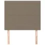 Headboards 2 units of taupe gray fabric 100x5x78/88 cm by vidaXL, Headboards and footboards - Ref: Foro24-3116046, Price: 71,...