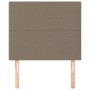 Kopfteile 2 Einheiten aus taupegrauem Stoff 100x5x78/88 cm von vidaXL, Kopf- und Fußteile - Ref: Foro24-3116046, Preis: 73,21...