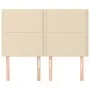 Kopfteile 4 Einheiten aus cremefarbenem Stoff 72x5x78/88 cm von vidaXL, Kopf- und Fußteile - Ref: Foro24-3116195, Preis: 82,9...