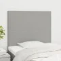 Cabeceros 2 unidades de tela gris claro 90x5x78/88 cm de vidaXL, Cabeceros y pies de cama - Ref: Foro24-3116034, Precio: 57,5...