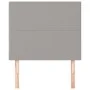 Headboards 2 units of light gray fabric 90x5x78/88 cm by vidaXL, Headboards and footboards - Ref: Foro24-3116034, Price: 57,5...