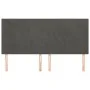 Headboards 4 units of dark gray velvet 80x5x78/88 cm by vidaXL, Headboards and footboards - Ref: Foro24-3116107, Price: 103,7...