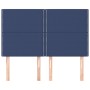 Cabeceros 4 unidades tela azul 72x5x78/88 cm de vidaXL, Cabeceros y pies de cama - Ref: Foro24-3116196, Precio: 83,89 €, Desc...