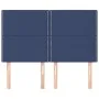 Cabeceros 4 unidades tela azul 72x5x78/88 cm de vidaXL, Cabeceros y pies de cama - Ref: Foro24-3116196, Precio: 82,91 €, Desc...