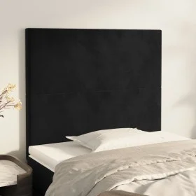 Headboards 2 units of black velvet 80x5x78/88 cm by vidaXL, Headboards and footboards - Ref: Foro24-3116084, Price: 69,03 €, ...