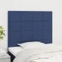 Cabeceros 2 unidades de tela azul 90x5x78/88 cm de vidaXL, Cabeceros y pies de cama - Ref: Foro24-3116320, Precio: 56,71 €, D...