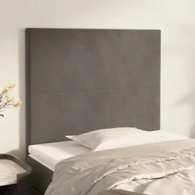 Kopfteile 2 Einheiten aus dunkelgrauem Samt 80x5x78/88 cm von vidaXL, Kopf- und Fußteile - Ref: Foro24-3116083, Preis: 56,86 ...