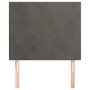 Kopfteile 2 Einheiten aus dunkelgrauem Samt 80x5x78/88 cm von vidaXL, Kopf- und Fußteile - Ref: Foro24-3116083, Preis: 57,55 ...
