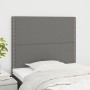 Kopfteile 2 Einheiten aus dunkelgrauem Stoff 100x5x78/88 cm von vidaXL, Kopf- und Fußteile - Ref: Foro24-3116183, Preis: 50,0...