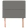 Headboards 2 units of dark gray fabric 100x5x78/88 cm by vidaXL, Headboards and footboards - Ref: Foro24-3116183, Price: 49,1...