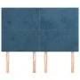 Headboards 4 units dark blue velvet 72x5x78/88 cm by vidaXL, Headboards and footboards - Ref: Foro24-3116104, Price: 90,25 €,...