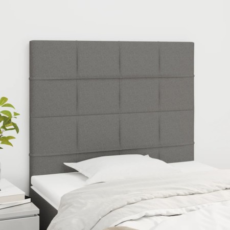 Kopfteile 2 Einheiten aus dunkelgrauem Stoff 90x5x78/88 cm von vidaXL, Kopf- und Fußteile - Ref: Foro24-3116315, Preis: 57,72...