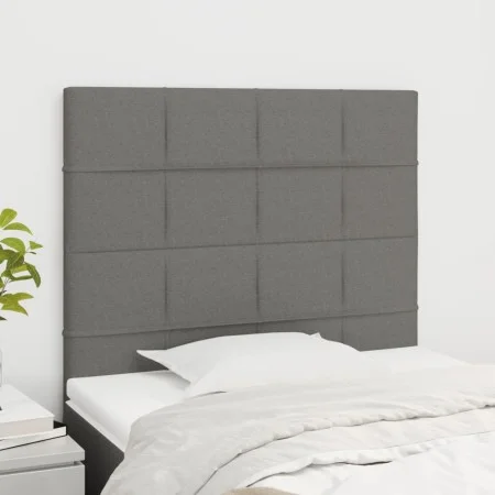 Kopfteile 2 Einheiten aus dunkelgrauem Stoff 90x5x78/88 cm von vidaXL, Kopf- und Fußteile - Ref: Foro24-3116315, Preis: 55,85...