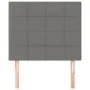 Headboards 2 units of dark gray fabric 90x5x78/88 cm by vidaXL, Headboards and footboards - Ref: Foro24-3116315, Price: 55,85...