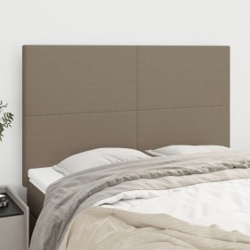 Kopfteile 4 Einheiten taupegrauer Stoff 72x5x78/88 cm von vidaXL, Kopf- und Fußteile - Ref: Foro24-3116054, Preis: 114,87 €, ...
