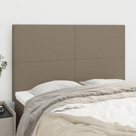 Kopfteile 4 Einheiten taupegrauer Stoff 72x5x78/88 cm von vidaXL, Kopf- und Fußteile - Ref: Foro24-3116054, Preis: 127,16 €, ...