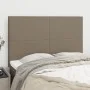 Headboards 4 units taupe gray fabric 72x5x78/88 cm by vidaXL, Headboards and footboards - Ref: Foro24-3116054, Price: 127,16 ...