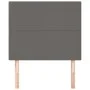 Cabeceros 2 unidades de cuero sintético gris 90x5x78/88cm de vidaXL, Cabeceros y pies de cama - Ref: Foro24-3116134, Precio: ...