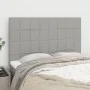 Kopfteile 4 Einheiten hellgrauer Stoff 72x5x78/88 cm von vidaXL, Kopf- und Fußteile - Ref: Foro24-3116330, Preis: 114,72 €, R...