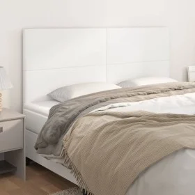 Kopfteile 4 Einheiten aus weißem Kunstleder 100x5x78/88 cm von vidaXL, Kopf- und Fußteile - Ref: Foro24-3116161, Preis: 117,7...