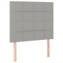 Kopfteile 2 Einheiten aus hellgrauem Stoff 100x5x78/88 cm von vidaXL, Kopf- und Fußteile - Ref: Foro24-3116322, Preis: 60,83 ...