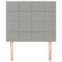 Kopfteile 2 Einheiten aus hellgrauem Stoff 100x5x78/88 cm von vidaXL, Kopf- und Fußteile - Ref: Foro24-3116322, Preis: 60,83 ...