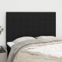 Kopfteile 4 Einheiten aus schwarzem Stoff 72x5x78/88 cm von vidaXL, Kopf- und Fußteile - Ref: Foro24-3116332, Preis: 107,79 €...