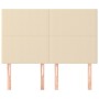 Kopfteile 4 Einheiten aus cremefarbenem Stoff 72x5x78/88 cm von vidaXL, Kopf- und Fußteile - Ref: Foro24-3116055, Preis: 114,...