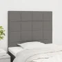 Headboards 2 units of dark gray fabric 80x5x78/88 cm by vidaXL, Headboards and footboards - Ref: Foro24-3116307, Price: 60,03...