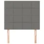 Headboards 2 units of dark gray fabric 80x5x78/88 cm by vidaXL, Headboards and footboards - Ref: Foro24-3116307, Price: 60,03...