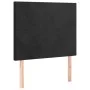 Headboards 2 units of black velvet 90x5x78/88 cm by vidaXL, Headboards and footboards - Ref: Foro24-3116090, Price: 64,18 €, ...