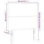 Headboards 2 units of black synthetic leather 90x5x78/88 cm by vidaXL, Headboards and footboards - Ref: Foro24-3116130, Price...