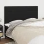 Headboards 4 units of black fabric 80x5x78/88 cm by vidaXL, Headboards and footboards - Ref: Foro24-3116340, Price: 95,58 €, ...