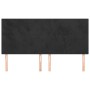 Headboards 4 units of black velvet 100x5x78/88 cm by vidaXL, Headboards and footboards - Ref: Foro24-3116120, Price: 140,55 €...