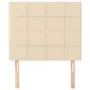 Headboards 2 units of cream-colored fabric 100x5x78/88 cm by vidaXL, Headboards and footboards - Ref: Foro24-3116327, Price: ...