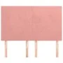 Cabeceros 4 unidades terciopelo rosa 72x5x78/88 cm de vidaXL, Cabeceros y pies de cama - Ref: Foro24-3116105, Precio: 112,00 ...