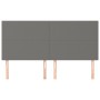 Kopfteile 4 Einheiten aus dunkelgrauem Stoff 100x5x78/88 cm von vidaXL, Kopf- und Fußteile - Ref: Foro24-3116075, Preis: 130,...